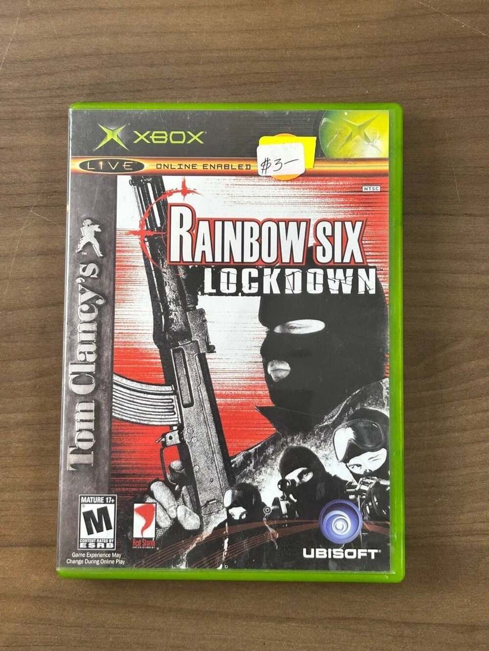 Tom Clancy's Rainbow Six Lockdown Microsoft Xbox 2005 CIB w/ Manual